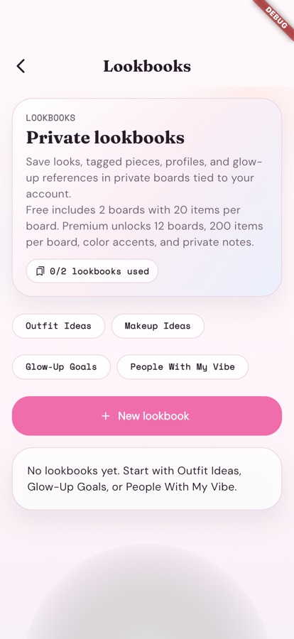 Lilt lookbooks screenshot